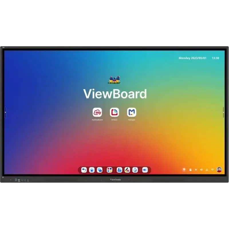 Viewsonic IFP6534 Wyświetlacz interaktywny 165,1 cm (65 cali) 3840 x 2160 Dotyk Czarny