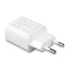 Ładowarka wewnętrzna Lindy 73413 — uniwersalna AC 100–240V, wyjście 12V 3A, USB-A + USB-C, biała