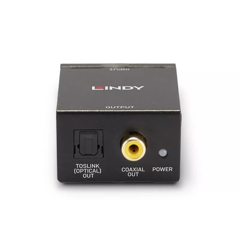 Przetwornik ADC Phono na TosLink (optyczne) i koncentryczne Lindy 70309