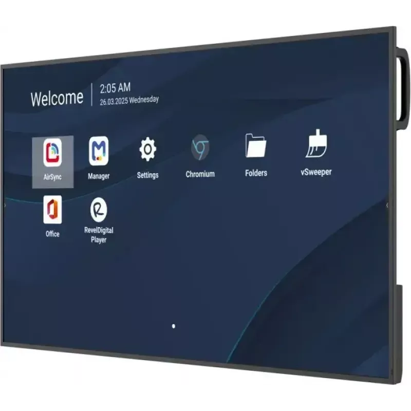 Profesjonalny wyświetlacz LCD 50 cali 4K VIEWSONIC CDE5014-2C, 3840×2160, 500 cd/m², Android 14, Wi‑Fi, 24/7