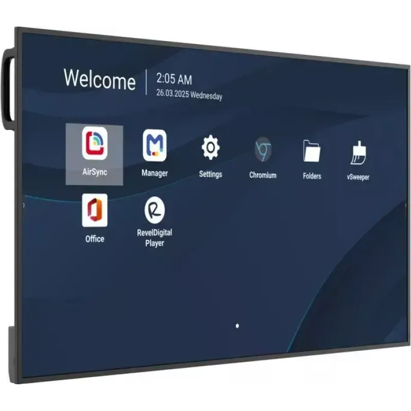 Profesjonalny wyświetlacz LCD 50 cali 4K VIEWSONIC CDE5014-2C, 3840×2160, 500 cd/m², Android 14, Wi‑Fi, 24/7