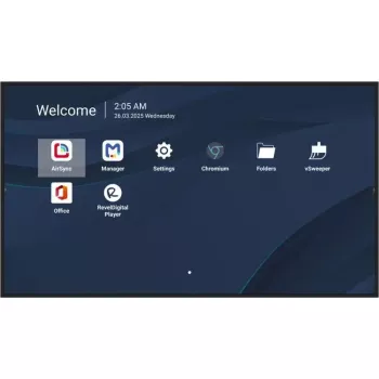 Profesjonalny wyświetlacz LCD 50 cali 4K VIEWSONIC CDE5014-2C, 3840×2160, 500 cd/m², Android 14, Wi‑Fi, 24/7