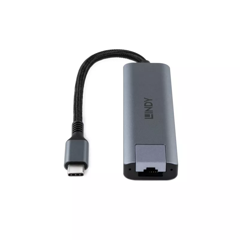 Lindy USB 3.2 Gen 2 Type C Hub i Gigabit Ethernet