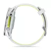 Smartwatch IFIT ICON Forerunner 970 — 1,4 cala (3,56 cm) AMOLED 454×454, GPS, Wi‑Fi, koperta tytanowa, pasek silikonowy (biały/żółty), 56 g