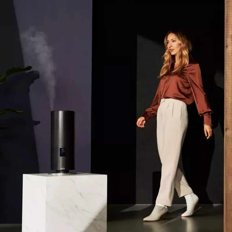 Nawilżacz Duux Beam Mini 2 Ultradźwiękowy — zbiornik na wodę 3 l, wyświetlacz LED, czarny