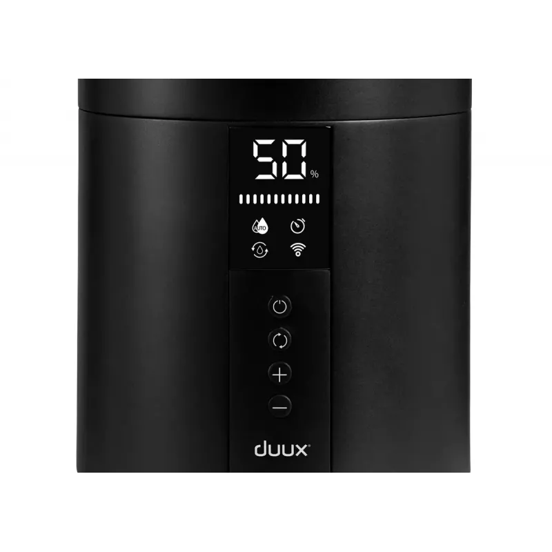 Nawilżacz Duux Beam Mini 2 Ultradźwiękowy — zbiornik na wodę 3 l, wyświetlacz LED, czarny