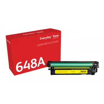 Everyday™ Żółty Toner by Xerox kompatybilny z HP 648A (CE262A), Standardowa pojemność