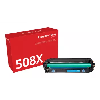 Everyday™ Toner cyjanowy firmy Xerox kompatybilny z HP 508X (CF361X), Wysoka wydajność