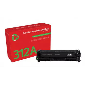 Everyday™ Czarny regenerowany toner Xerox kompatybilny z HP 312A (CF380A), standardowa wydajność