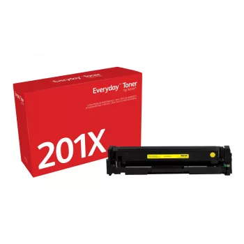 Everyday™ Żółty Toner Xerox kompatybilny z HP 201X (CF402X), Wysoka wydajność