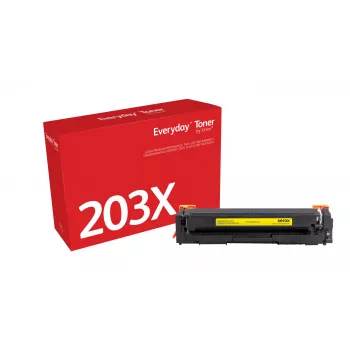 Everyday™ Żółty Toner firmy Xerox kompatybilny z HP 203X (CF542X), o wysokiej wydajności