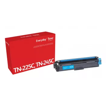 Everyday™ Toner cyjanowy firmy Xerox, kompatybilny z Brother TN225C/TN245C, o wysokiej wydajności