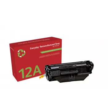 Regenerowany toner mono Everyday™ firmy Xerox kompatybilny z HP 12A (Q2612A), standardowa pojemność