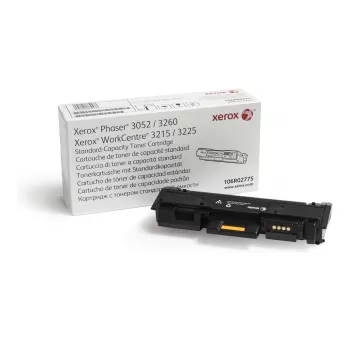 Xerox Genuine Phaser® 3052/3260, WorkCentre® 3215/3225 Czarny wkład tonerowy o standardowej pojemności (1500 stron) - 106R02775