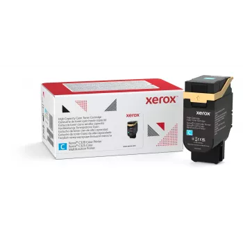 Xerox oryginalny ® C320 Kolor Printer/C325 Kolor Multifunction Printer cyjan wysoka pojemność kaseta z tonerem (5500 stron) - 006R04828