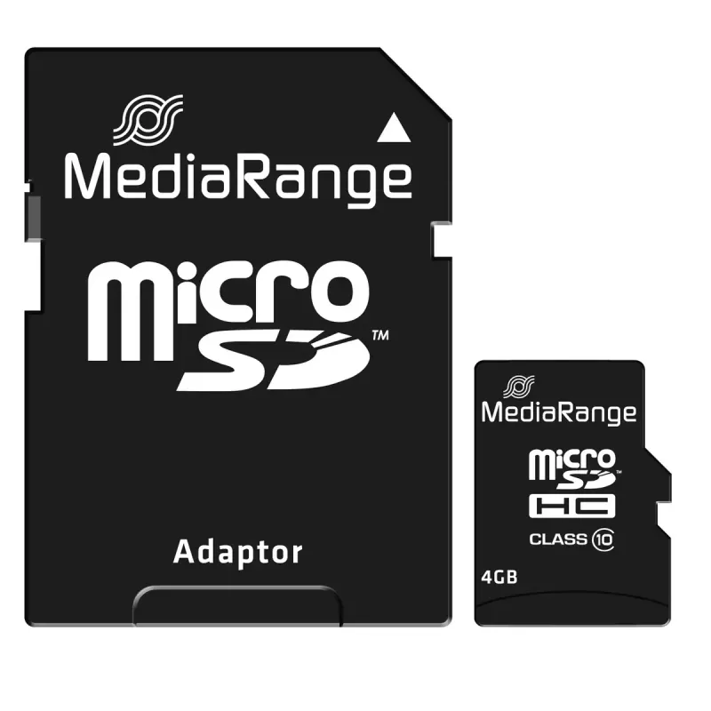 Karta pamięci MediaRange 4GB MicroSDHC Klasa 10 MR956