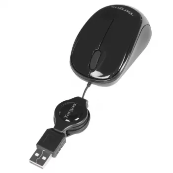 Targus AMU75EU mysz podróżna symetryczna USB Type-A niebieski Trace 1000 DPI