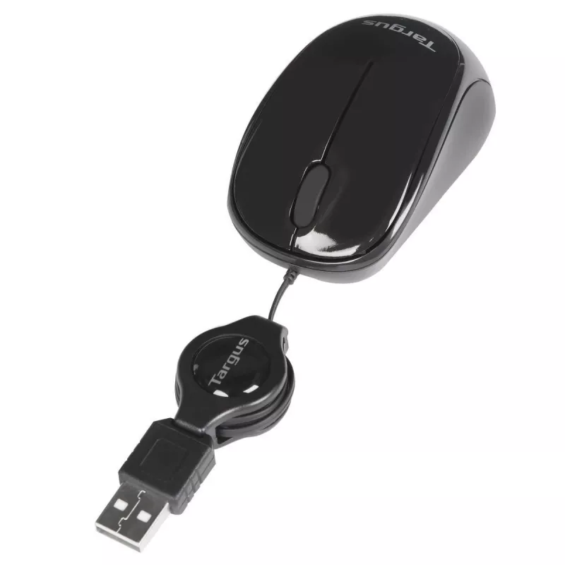 Targus AMU75EU mysz podróżna symetryczna USB Type-A niebieski Trace 1000 DPI