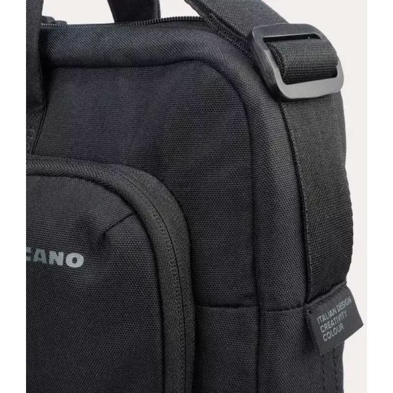 Torba na zakupy Tucano BORSA NB 17 z tworzywa sztucznego z recyklingu Czarna Niebieska