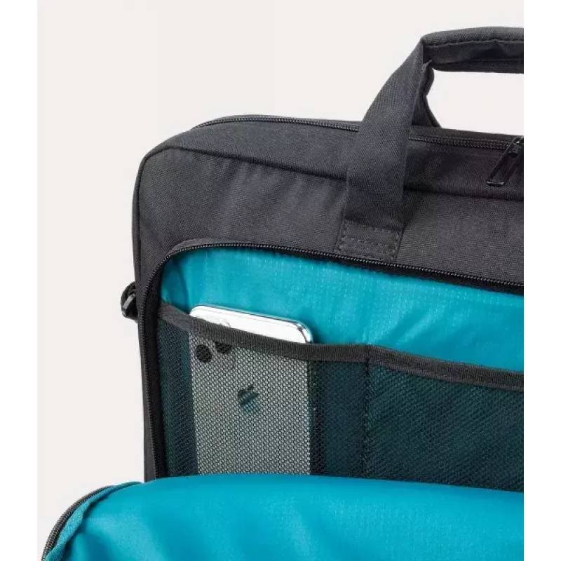 Torba na zakupy Tucano BORSA NB 17 z tworzywa sztucznego z recyklingu Czarna Niebieska