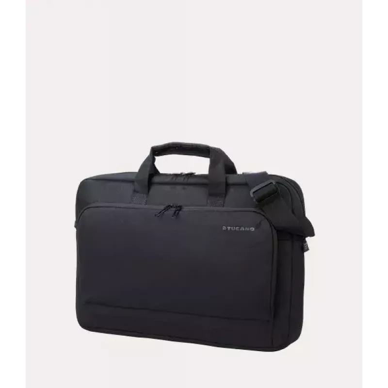 Torba na zakupy Tucano BORSA NB 17 z tworzywa sztucznego z recyklingu Czarna Niebieska