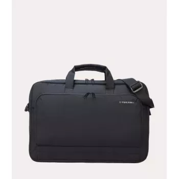 Torba na zakupy Tucano BORSA NB 17 z tworzywa sztucznego z recyklingu Czarna Niebieska