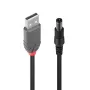 Kabel Lindy USB 2.0 Typ A – DC 5,5 mm, 1,5 m