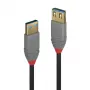 Lindy 1m USB 3.2 Type A Extension kabel, 5Gbps, Anthra Line