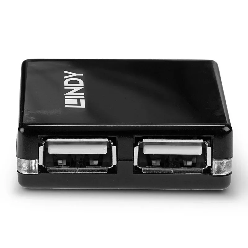 Koncentrator USB Lindy 4 Port USB 2.0 Mini Hub