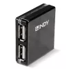 Koncentrator USB Lindy 4 Port USB 2.0 Mini Hub