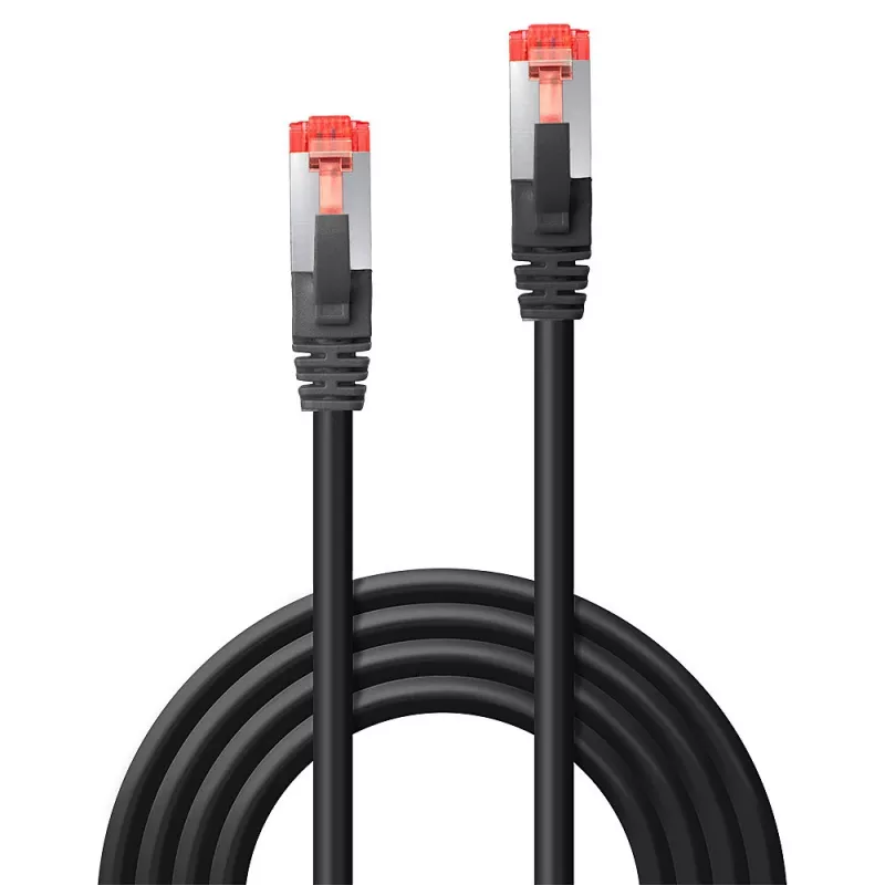 Lindy 47779 kabel sieciowy Czarny 2 m Cat6 S/FTP (S-STP)