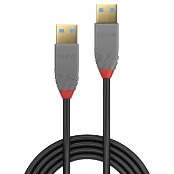 Lindy 3m USB 3.2 Type A kabel, 5Gbps, Anthra Line