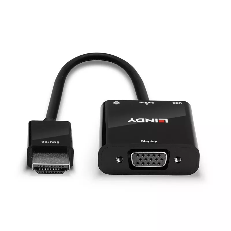 Konwerter HDMI na VGA i Audio Lindy 38285