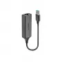 Lindy USB 3.0 Gigabit Ethernet Converter, Przewodowy, USB, Ethernet, 5000 Mbit/s, Srebrny