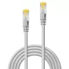 Kabel sieciowy Lindy 0,5 m RJ45 S/FTP LSZH, szary