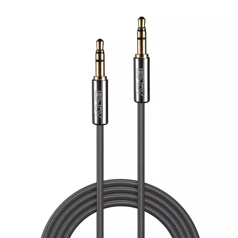 Kabel audio Lindy 2 m 3,5 mm, linia Cromo
