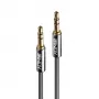 Kabel audio Lindy 3 m 3,5 mm, linia Cromo
