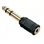 Lindy Adapter 3.5 mm gniazdo stereo żeńskie na 6.3 mm wtyk stereo męski
