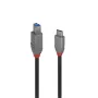 Kabel Lindy USB 3.2 typu C na B, linia Anthra, 2 m