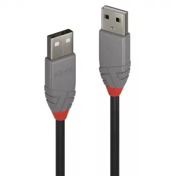 Lindy 5m USB 2.0 Type A to A kabel, Anthra Line