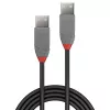 Lindy 5m USB 2.0 Type A to A kabel, Anthra Line