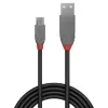 Kabel Lindy USB 2.0 Typu A na Micro-B 0,2 m, linia Anthra