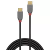 Lindy 2m USB 2.0 Type C to C kabel, Anthra Line