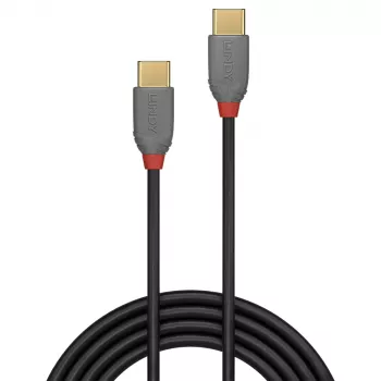 Lindy 2m USB 2.0 Type C to C kabel, Anthra Line