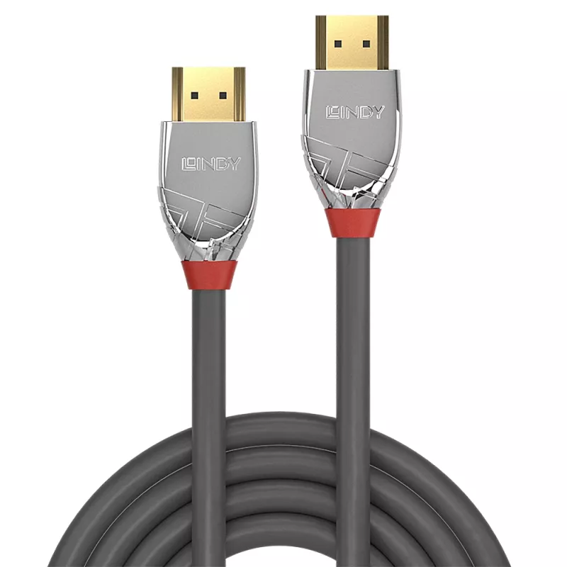 Lindy 0,5 m wysokiej prędkości kabel HDMI, linia Cromo
