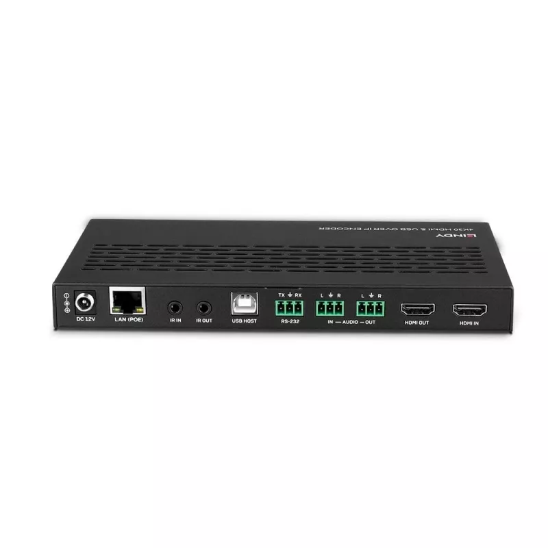 Nadajnik AV Lindy 4K30 HDMI i USB przez IP System - Enkoder 3840 x 2160 piks.