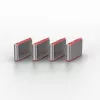 Zestaw blokad portów USB-C Lindy — zestaw 4 szt. w kolorze różowym