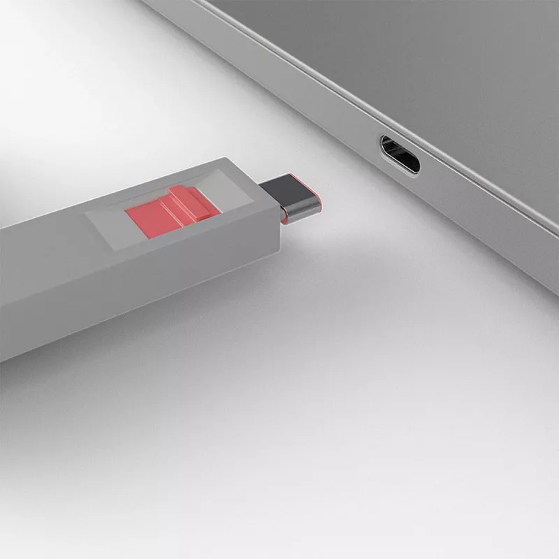 Zestaw blokad portów USB-C Lindy — zestaw 4 szt. w kolorze różowym