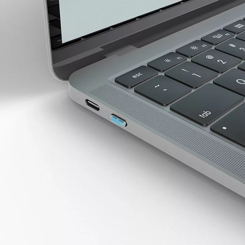 Blokada portu Lindy USB Type C zestaw kluczy 4 szt. niebieski