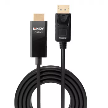Aktywny kabel Lindy DisplayPort na HDMI 1 m z HDR